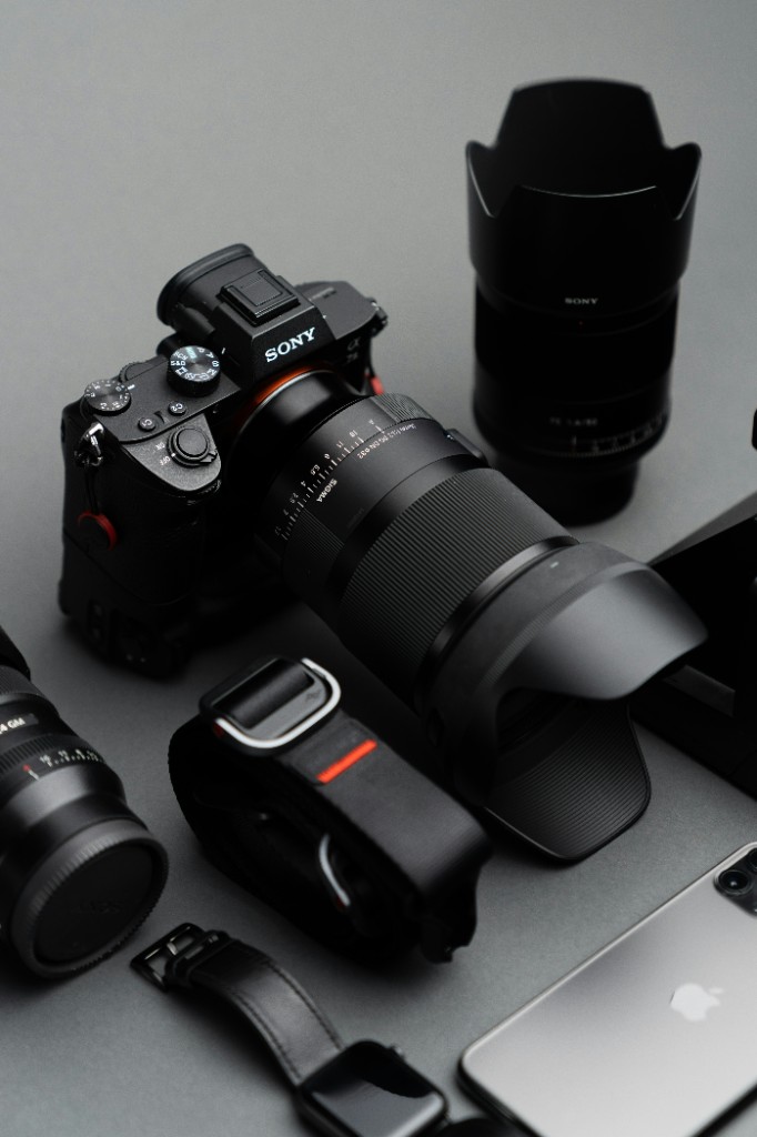 Boîtier Sony et objectifs